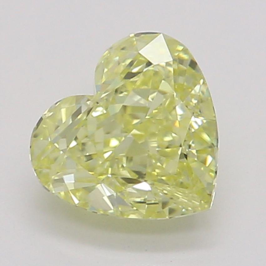 0.50 Ct. Fancy Intense Yellow Heart Diamond