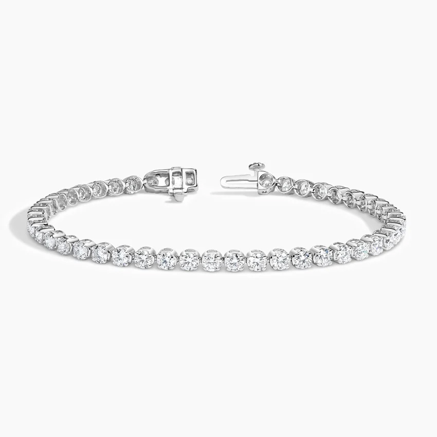 18K White Gold 5 Carat Lab Diamond Tennis Bracelet | Brilliant Earth