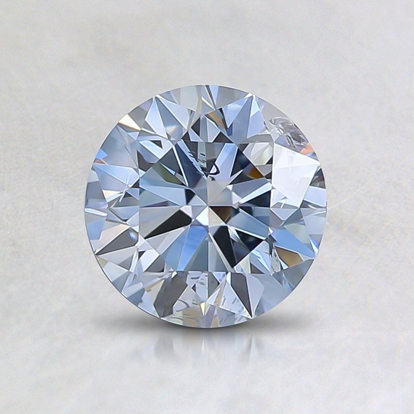 0.83 Ct. Fancy Blue Round Lab Grown Diamond