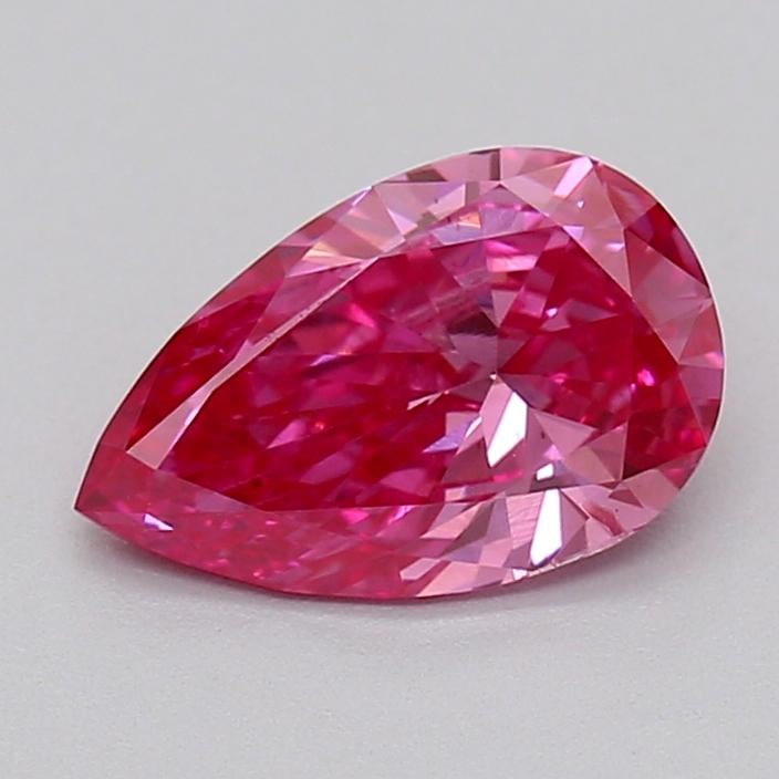 0.83 Ct. Fancy Vivid Pink Pear Lab Grown Diamond