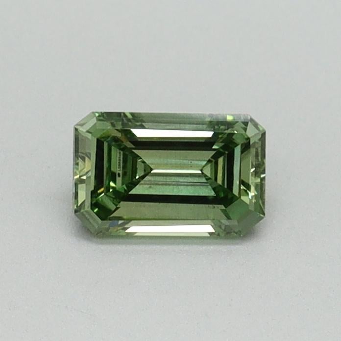 0.34 Ct. Fancy Vivid Green Emerald Lab Grown Diamond