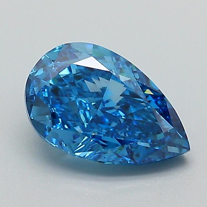 1.20 Ct. Fancy Vivid Blue Pear Lab Grown Diamond