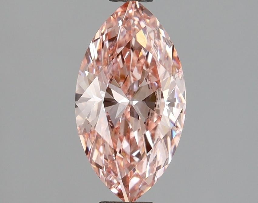 1.13 Ct. Fancy Vivid Pink Marquise Lab Grown Diamond