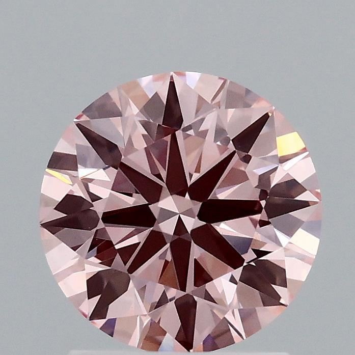 1.59 Ct. Fancy Intense Pink Round Lab Grown Diamond