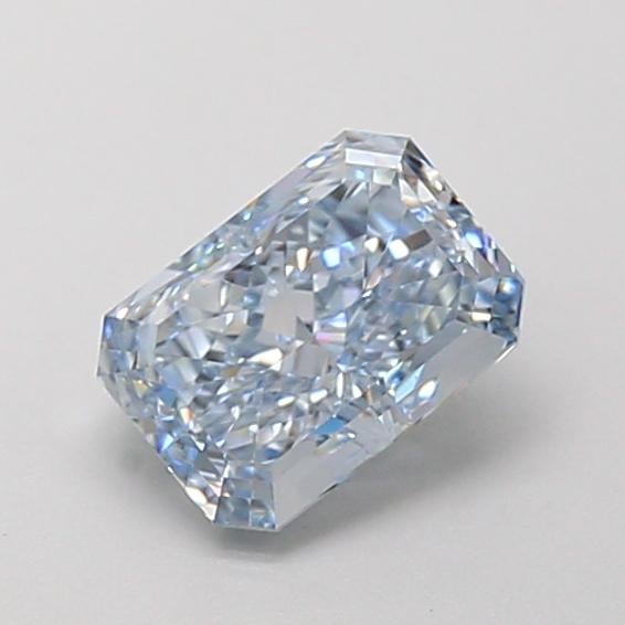 1.24 Ct. Fancy Intense Blue Radiant Lab Grown Diamond