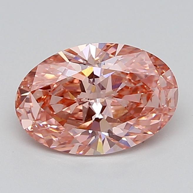 2.03 Ct. Fancy Vivid  Pink Oval Lab Grown Diamond
