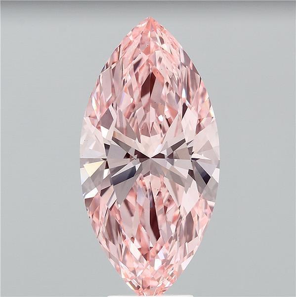 6.25 Ct. Fancy Vivid Pink Marquise Lab Grown Diamond