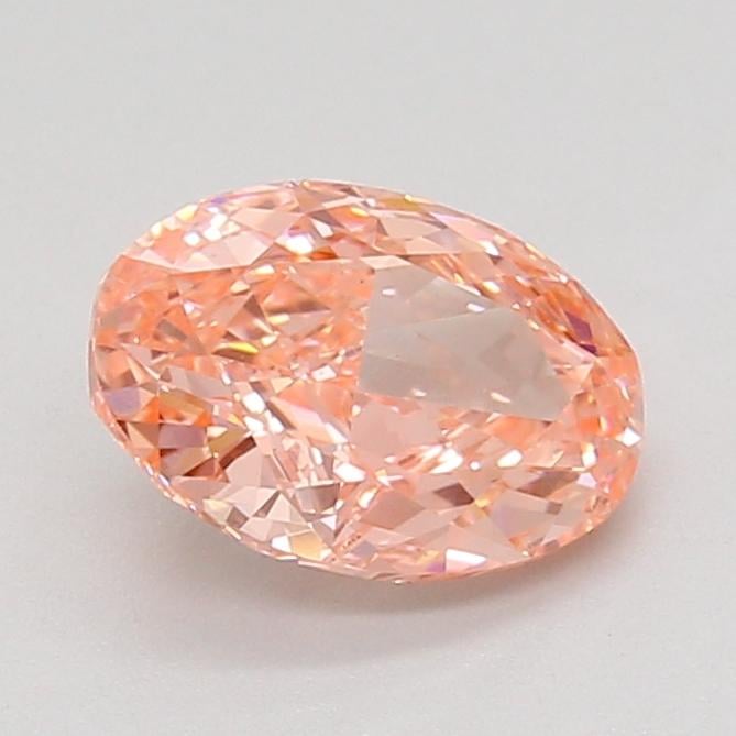 1.77 Ct. Fancy Vivid Pink Oval Lab Grown Diamond