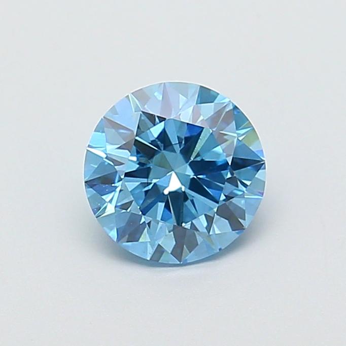 1.06 Ct. Fancy Vivid Blue Round Lab Grown Diamond