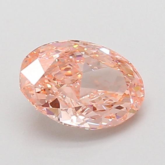 1.05 Ct. Fancy Vivid Pink Oval Lab Grown Diamond