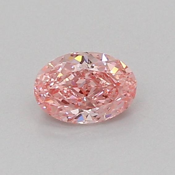 0.46 Ct. Fancy Vivid Pink Oval Lab Grown Diamond