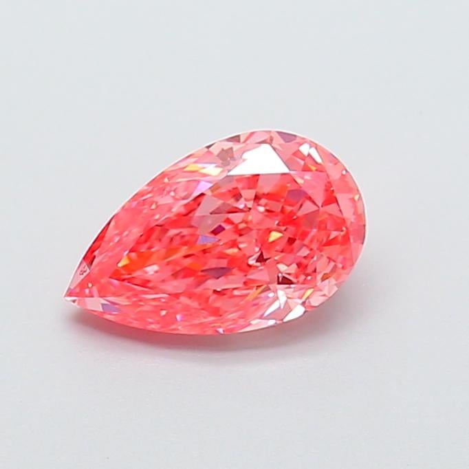 2.10 Ct. Fancy Vivid Pink Pear Lab Grown Diamond