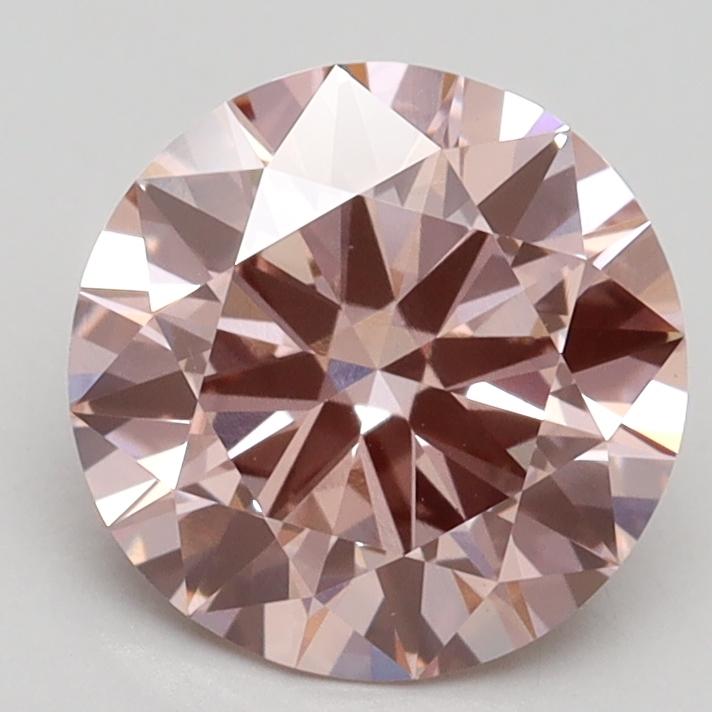 2.01 Ct. Fancy Intense Pink Round Lab Grown Diamond