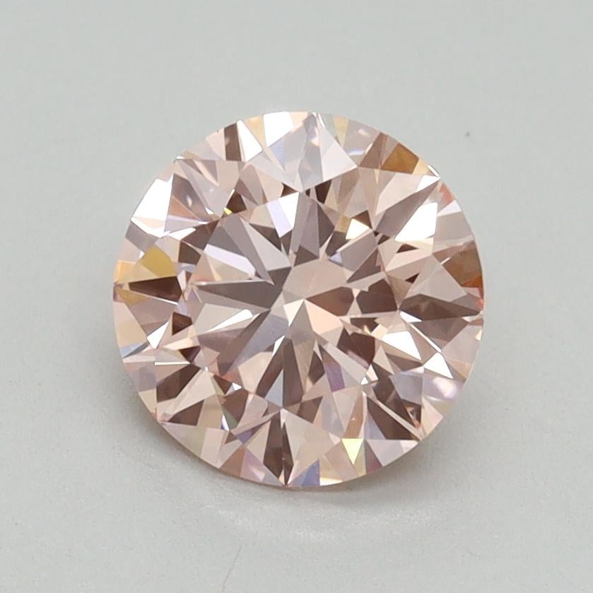 1.33 Ct. Fancy Intense Pink Round Lab Grown Diamond