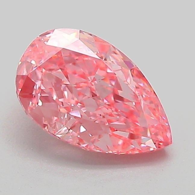 1.06 Ct. Fancy Vivid Pink Pear Lab Grown Diamond