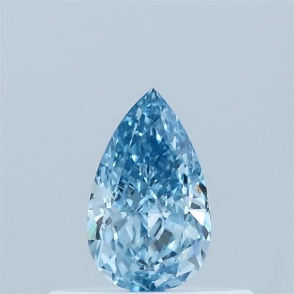 0.36 Ct. Fancy Vivid  Blue Pear Lab Grown Diamond
