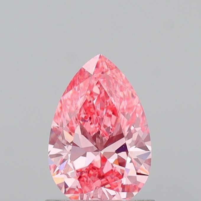 0.96 Ct. Fancy Vivid  Pink Pear Lab Grown Diamond