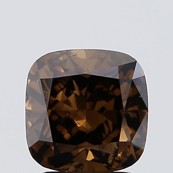 2.02 Ct. Fancy Deep Brown Cushion Lab Grown Diamond