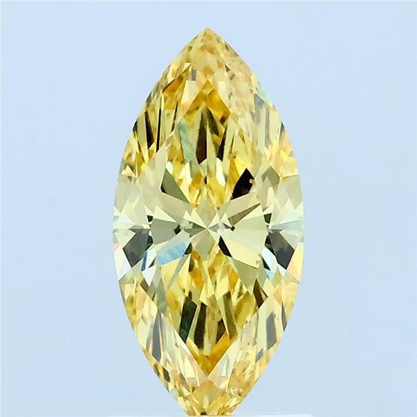 1.00 Ct. Fancy Intense Yellow Marquise Lab Grown Diamond