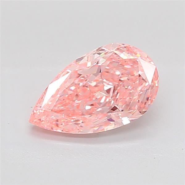 2.74 Ct. Fancy Vivid Pink Pear Lab Grown Diamond