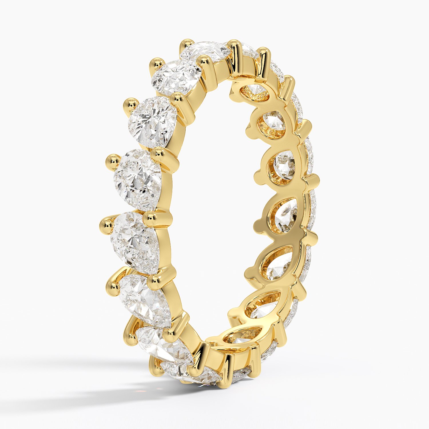 Pear Eternity Lab Diamond Ring