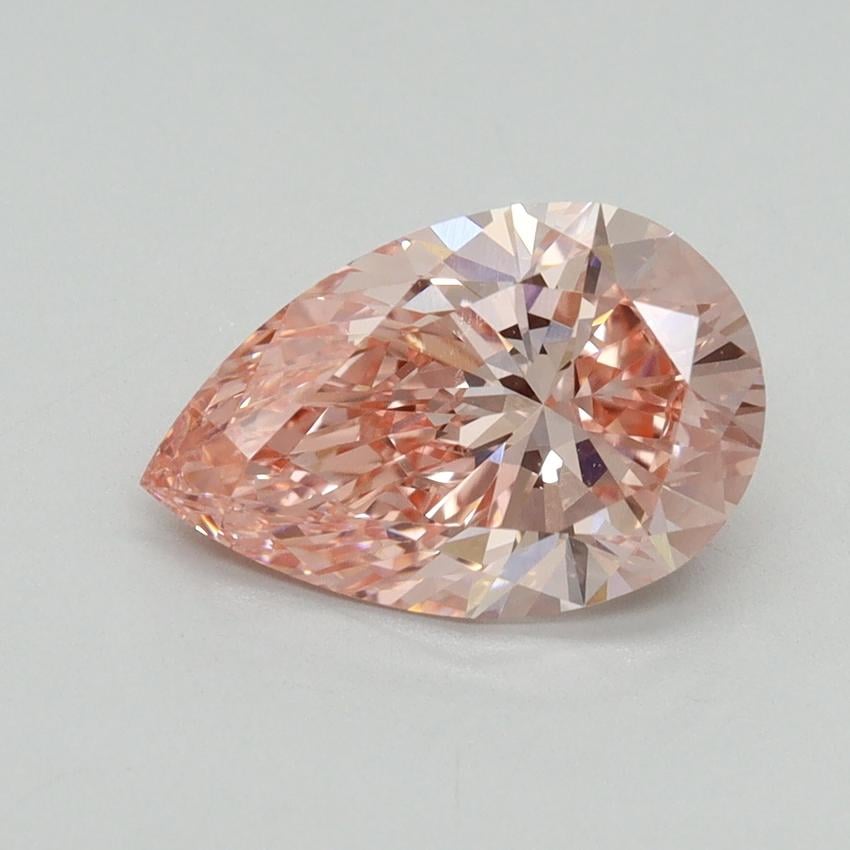 2.01 Ct. Fancy Vivid Pink Pear Lab Grown Diamond