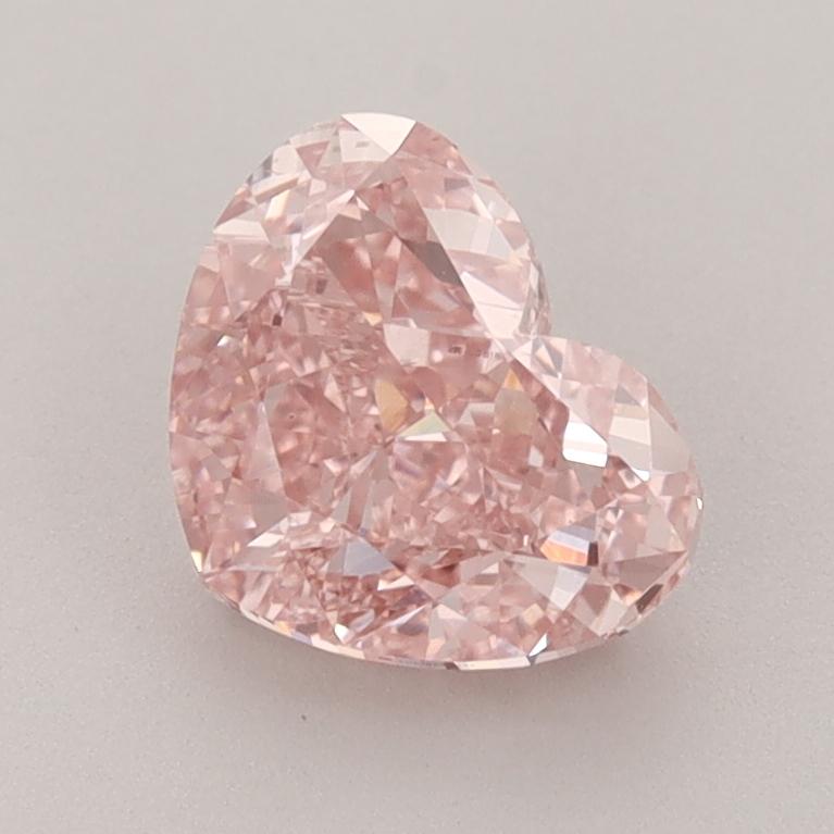 1.64 Ct. Fancy Vivid  Pink Heart Lab Grown Diamond