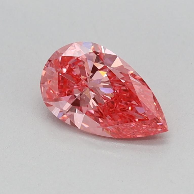 0.41 Ct. Fancy Vivid Pink Pear Lab Grown Diamond