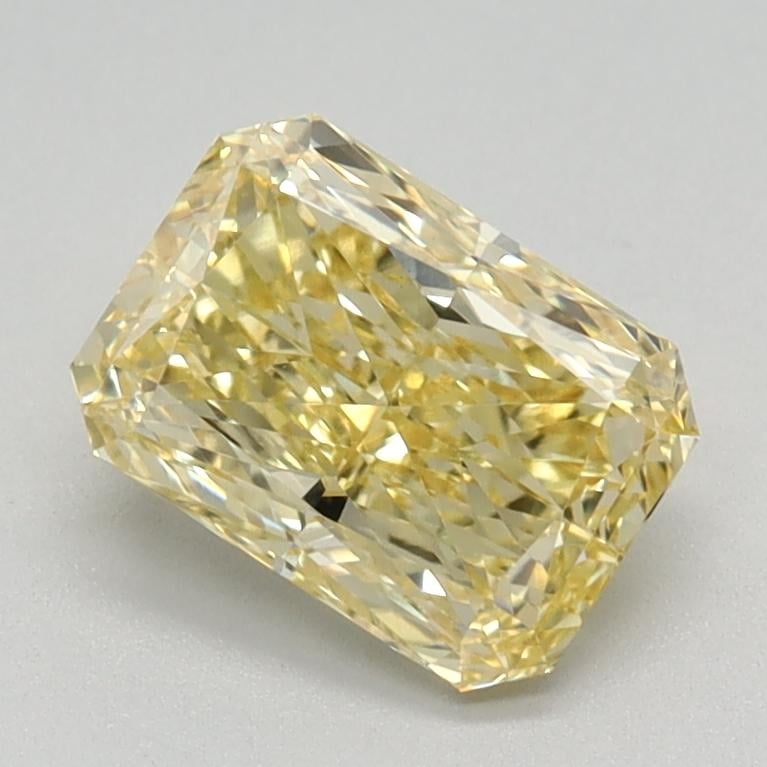 1.01 Ct. Fancy Vivid Yellow Radiant Lab Grown Diamond