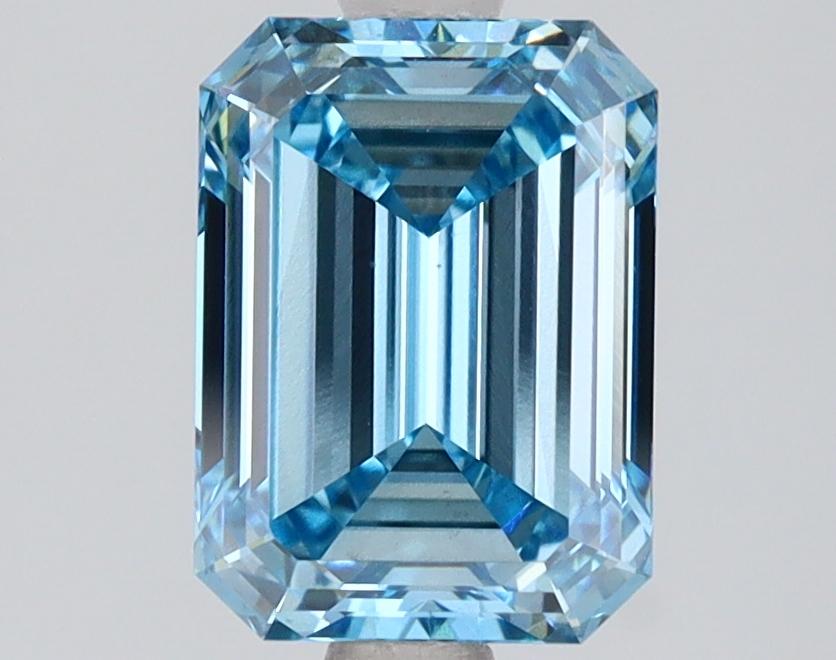 2.05 Ct. Fancy Intense Blue Emerald Lab Grown Diamond