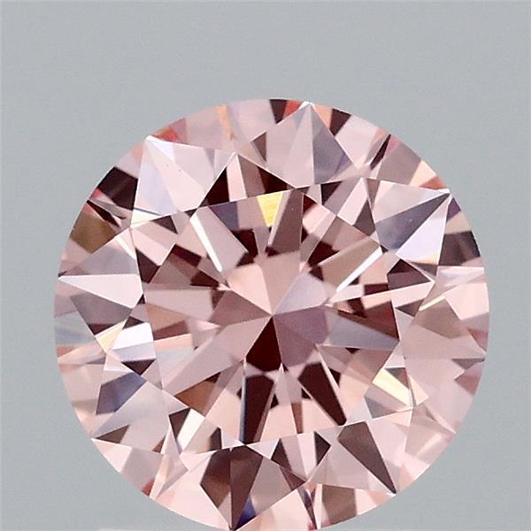 1.59 Ct. Fancy Intense Pink Round Lab Grown Diamond