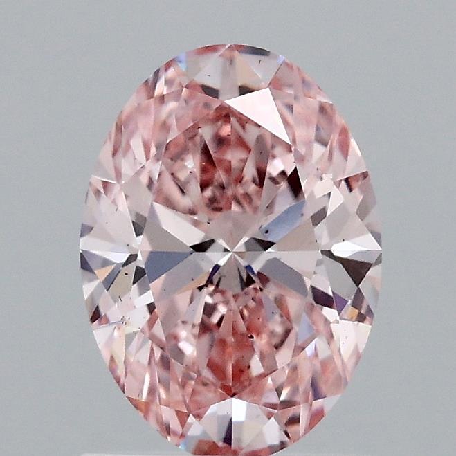 1.20 Ct. Fancy Vivid Pink Oval Lab Grown Diamond
