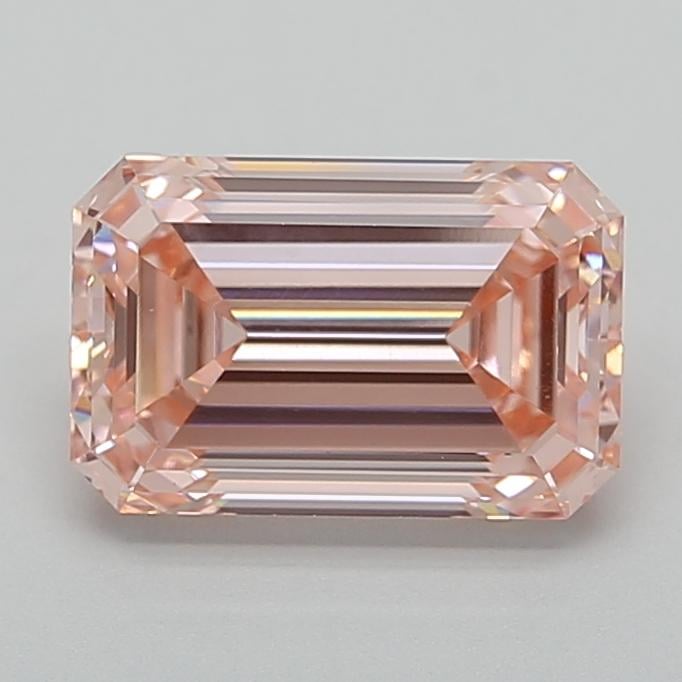 3.01 Ct. Fancy Vivid  Pink Emerald Lab Grown Diamond
