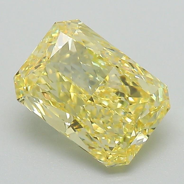 2.01 Ct. Fancy Vivid Yellow Radiant Lab Grown Diamond