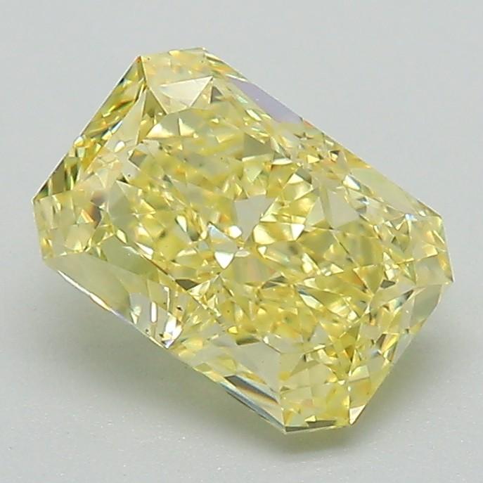 1.58 Ct. Fancy Intense Yellow Radiant Lab Grown Diamond