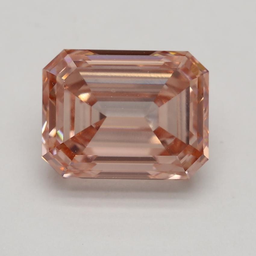 3.07 Ct. Fancy Intense Pink Emerald Lab Grown Diamond