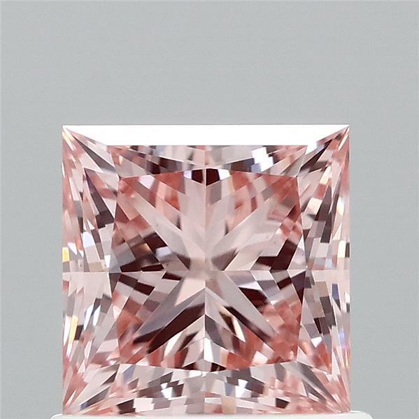 1.00 Ct. Fancy Intense Pink Princess Lab Grown Diamond