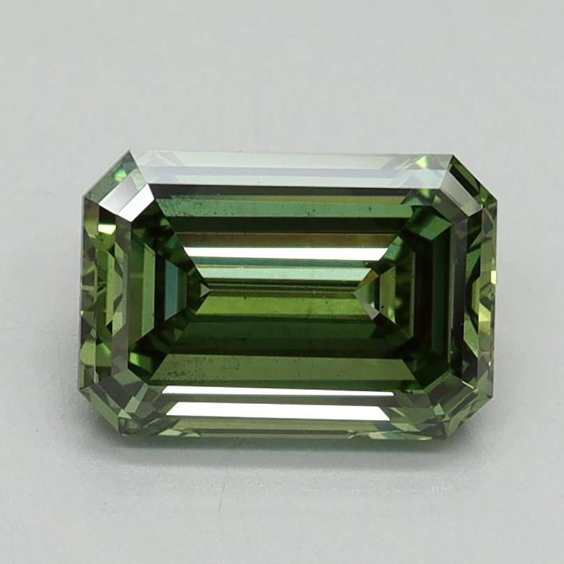 1.51 Ct. Fancy Vivid Green Emerald Lab Grown Diamond