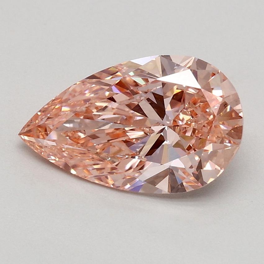 1.00 Ct. Fancy Intense Pink Pear Lab Grown Diamond
