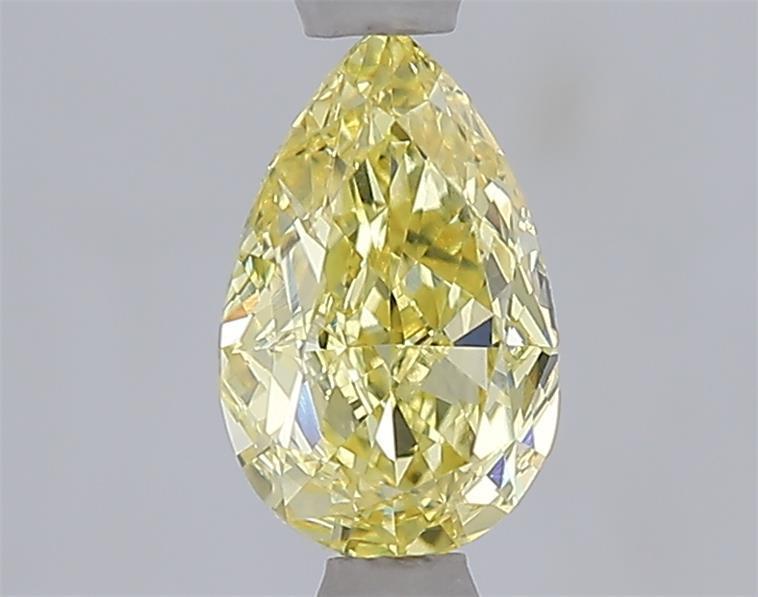 1.02 Ct. Fancy Intense  Yellow Pear Lab Grown Diamond