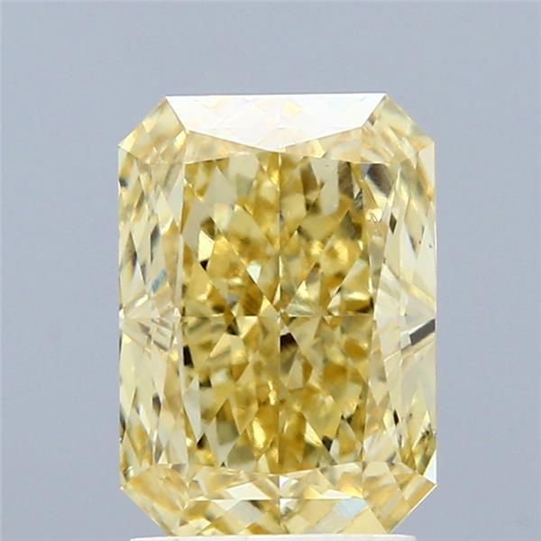 2.62 Ct. Fancy Intense Yellow Radiant Lab Grown Diamond