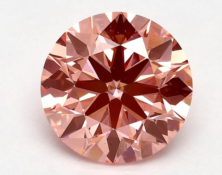 1.81 Ct. Fancy Vivid Pink Round Lab Grown Diamond