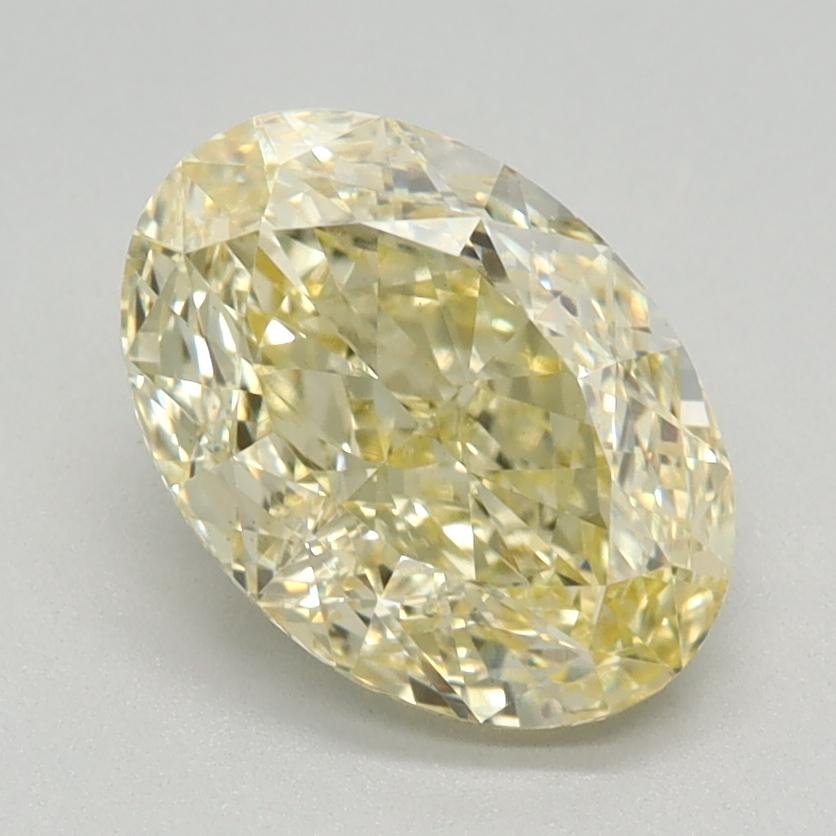 1.56 Ct. Fancy Intense Yellow Oval Lab Grown Diamond