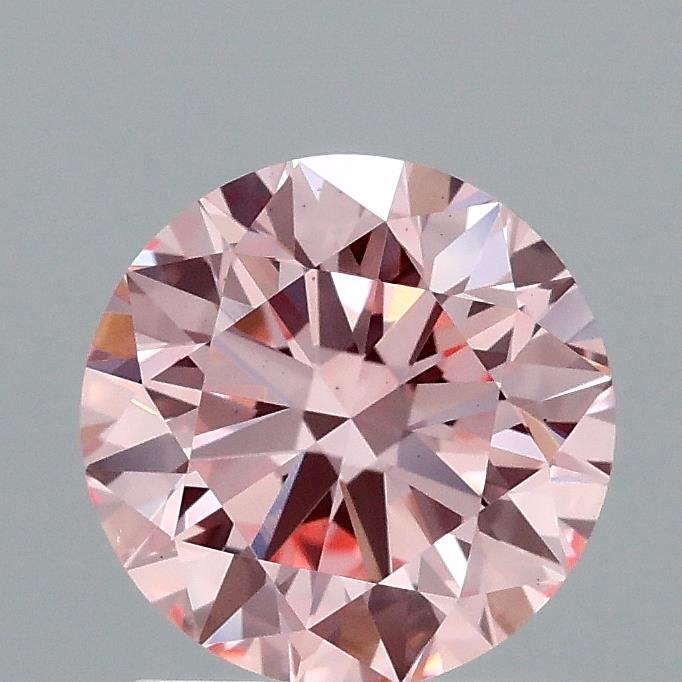 1.50 Ct. Fancy Intense Pink Round Lab Grown Diamond