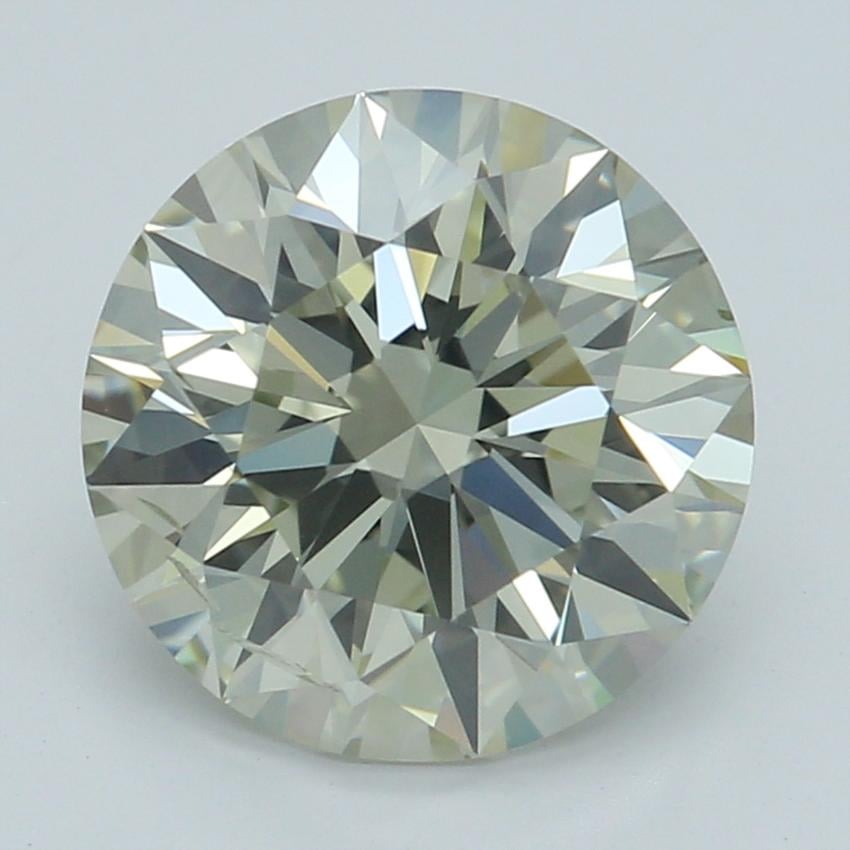 1.50 Ct. Light Green-Yellow Round Diamond