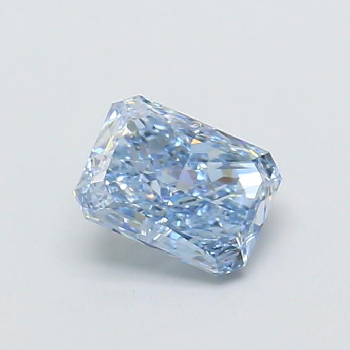 1.06 Ct. Fancy Vivid Blue Radiant Lab Grown Diamond