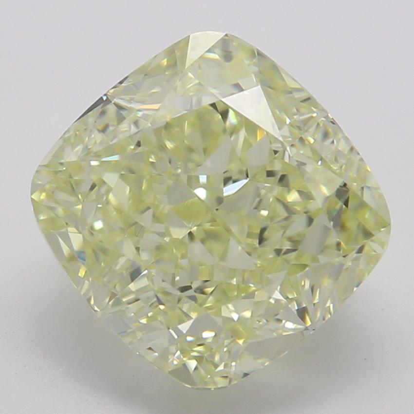 2.60 Ct. Fancy Light Yellow Cushion Diamond