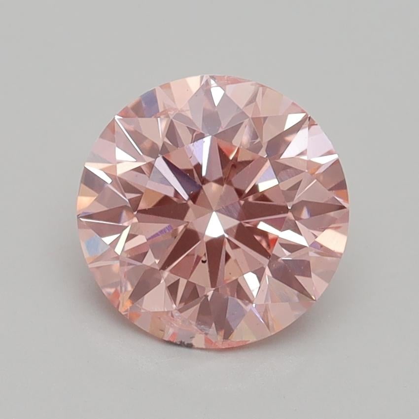 1.80 Ct. Fancy Intense Pink Round Lab Grown Diamond
