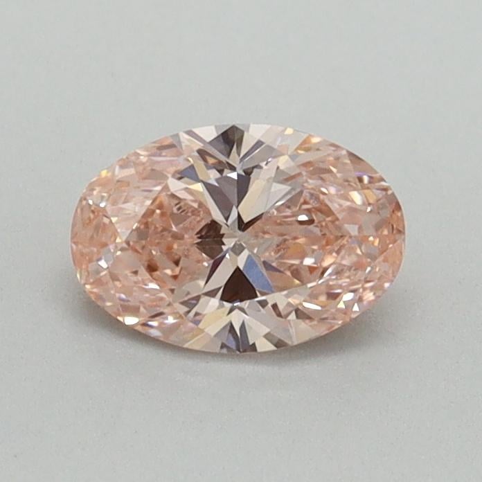 0.50 Ct. Fancy Vivid Pink Oval Lab Grown Diamond