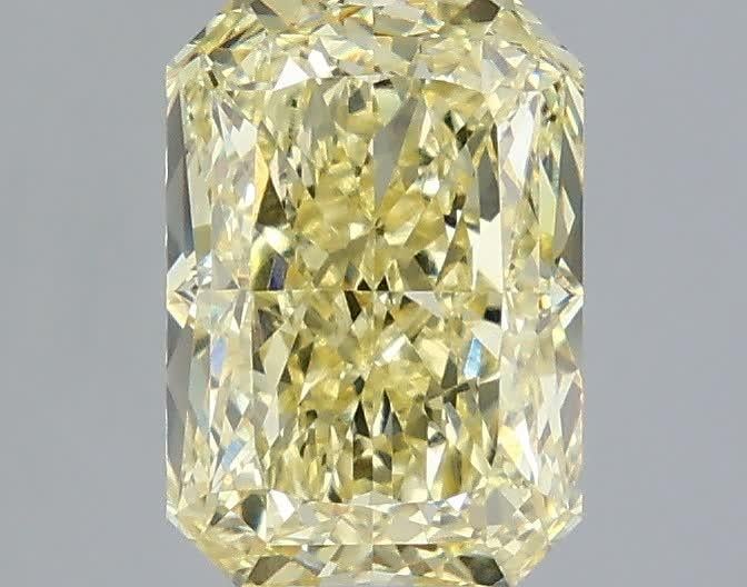 2.54 Ct. Fancy Yellow Radiant Lab Grown Diamond
